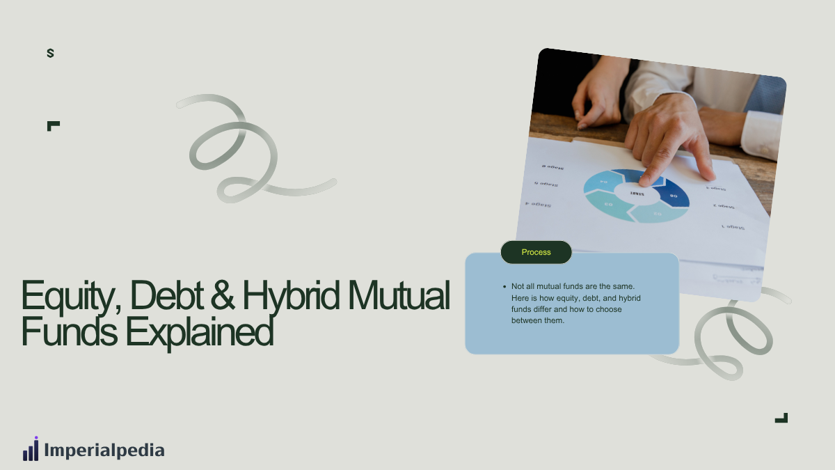 Equity, Debt & Hybrid Mutual Funds Explained