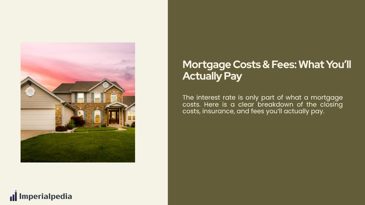 Mortgage Costs & Fees: What You’ll Actually Pay