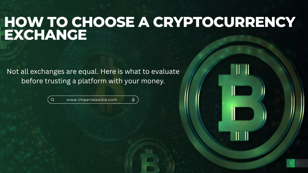How to Choose a Cryptocurrency Exchange