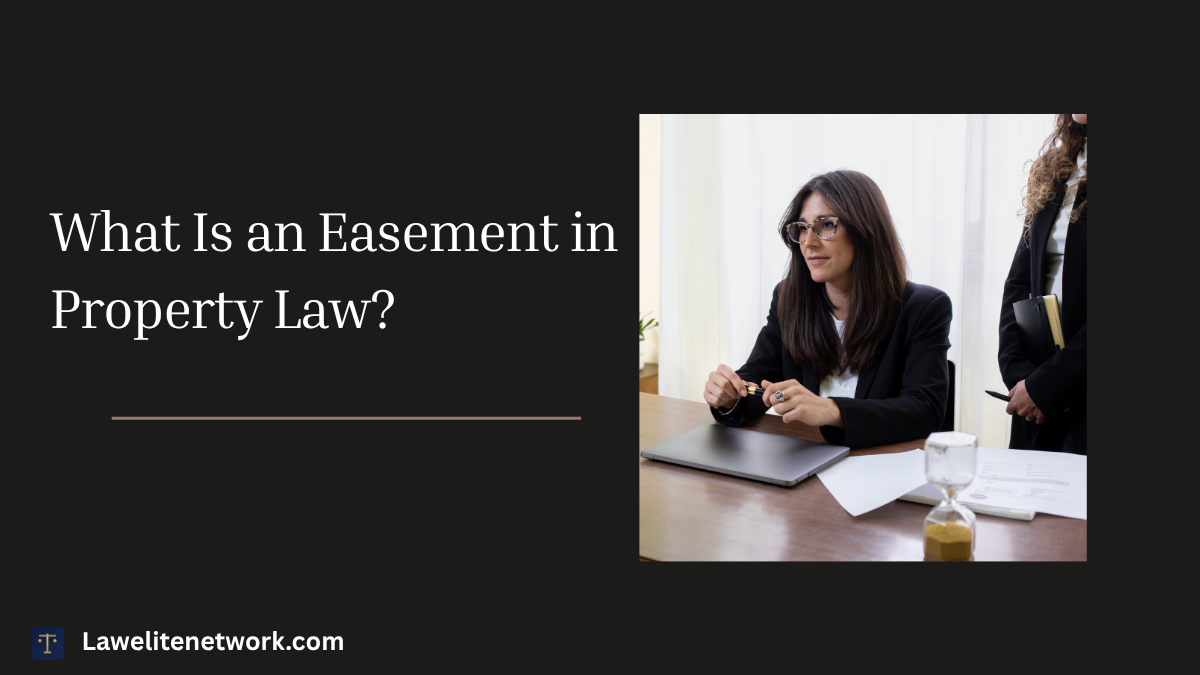 What Is an Easement in Property Law?