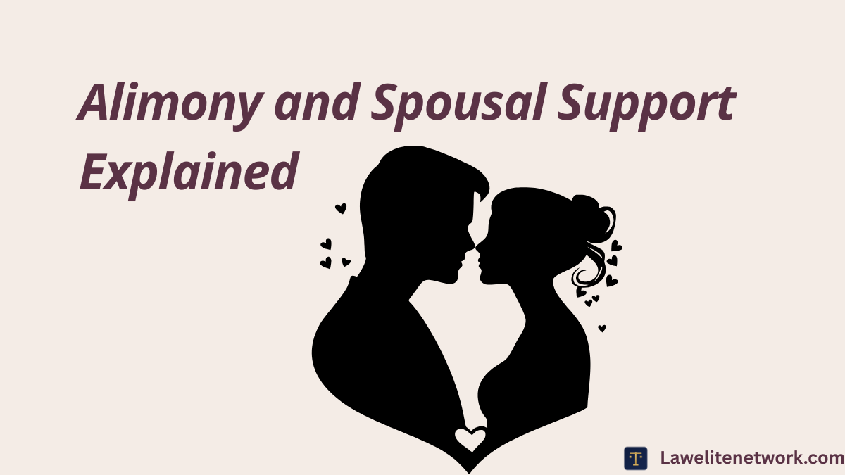 Alimony and Spousal Support Explained