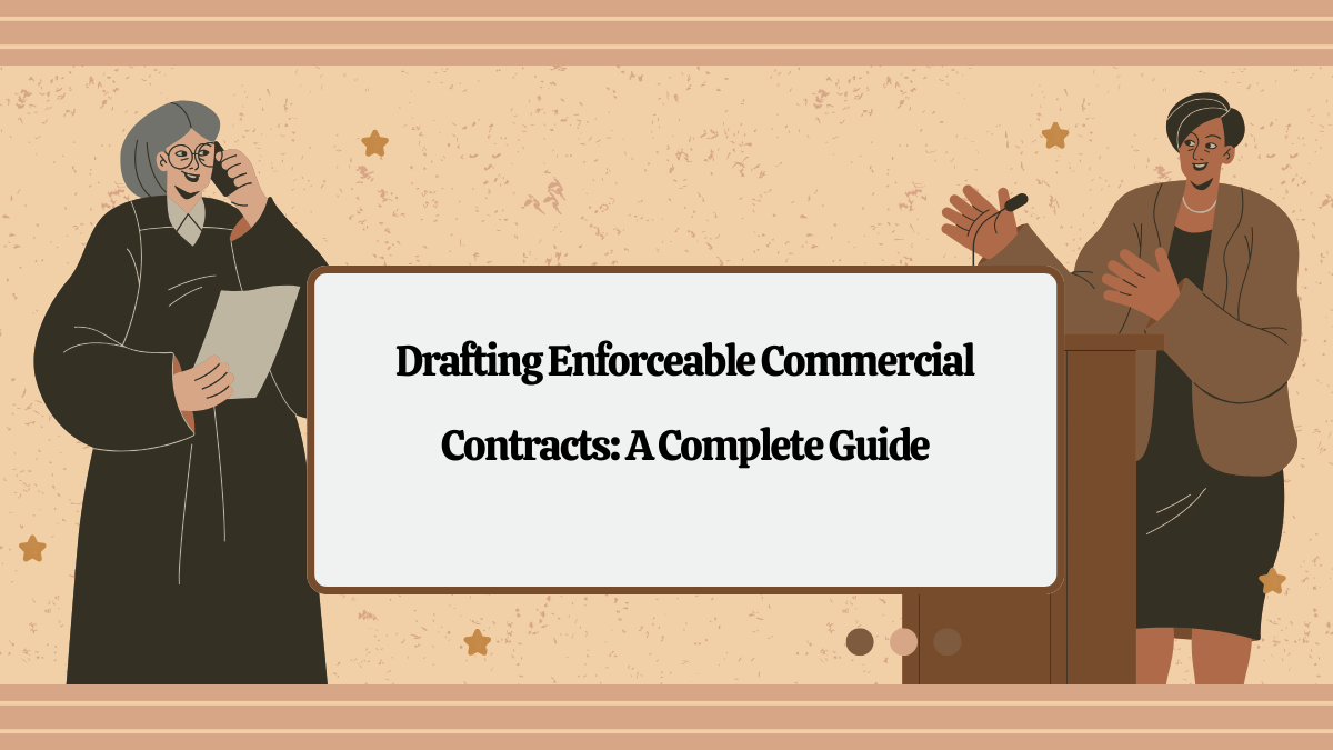 Drafting Enforceable Commercial Contracts: A Complete Guide