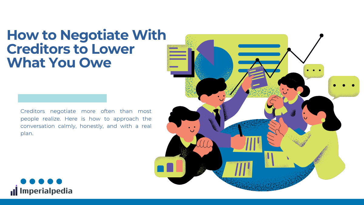 How to Negotiate With Creditors to Lower What You Owe