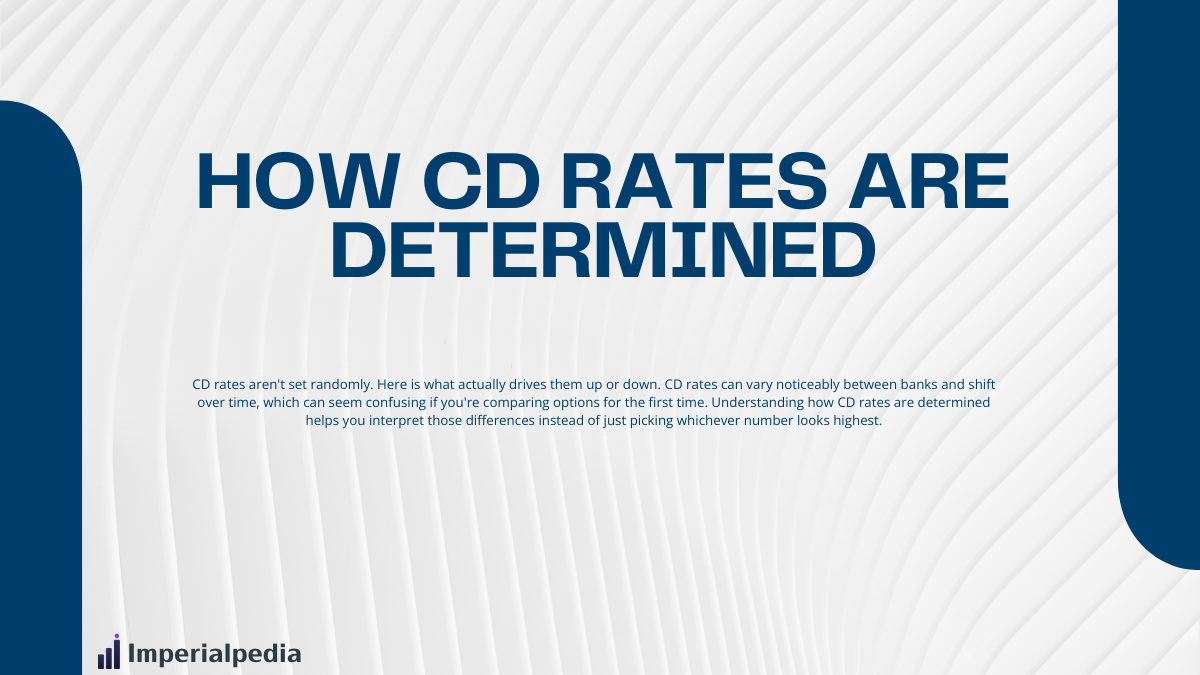 How CD Rates Are Determined