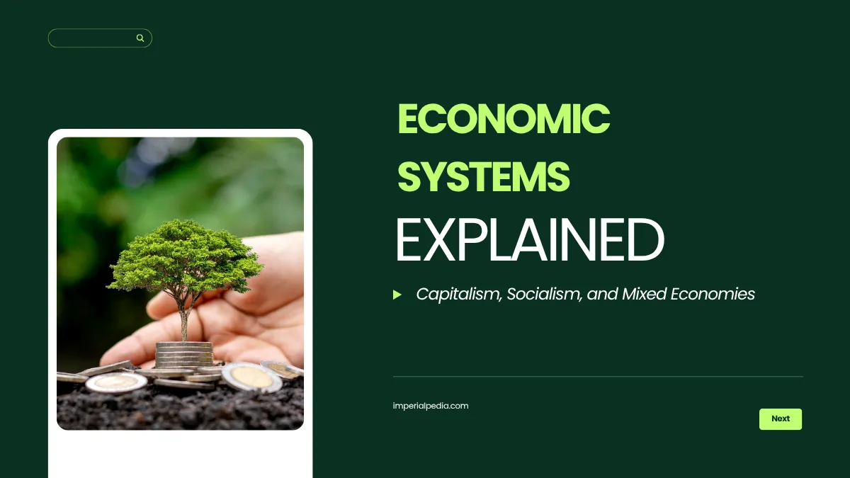 Economic Systems Explained: Capitalism, Socialism, and Mixed Economies