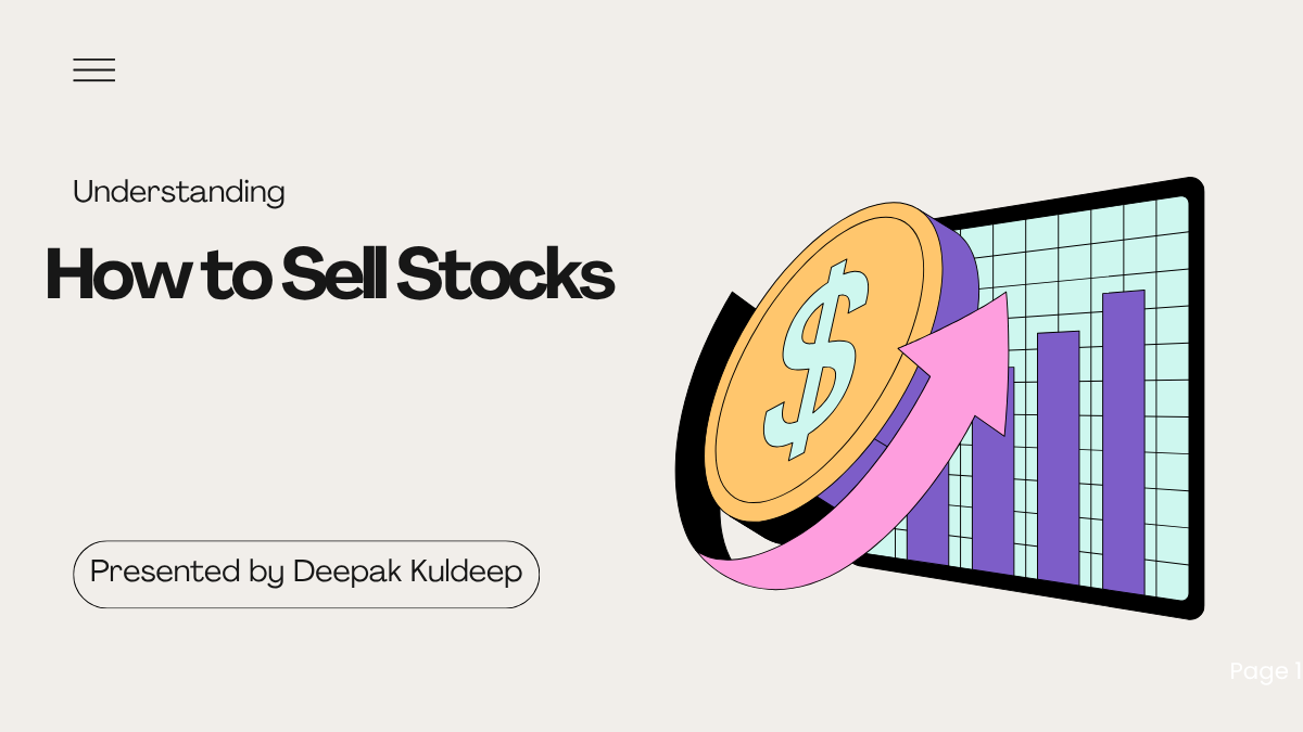 How to Sell Stocks