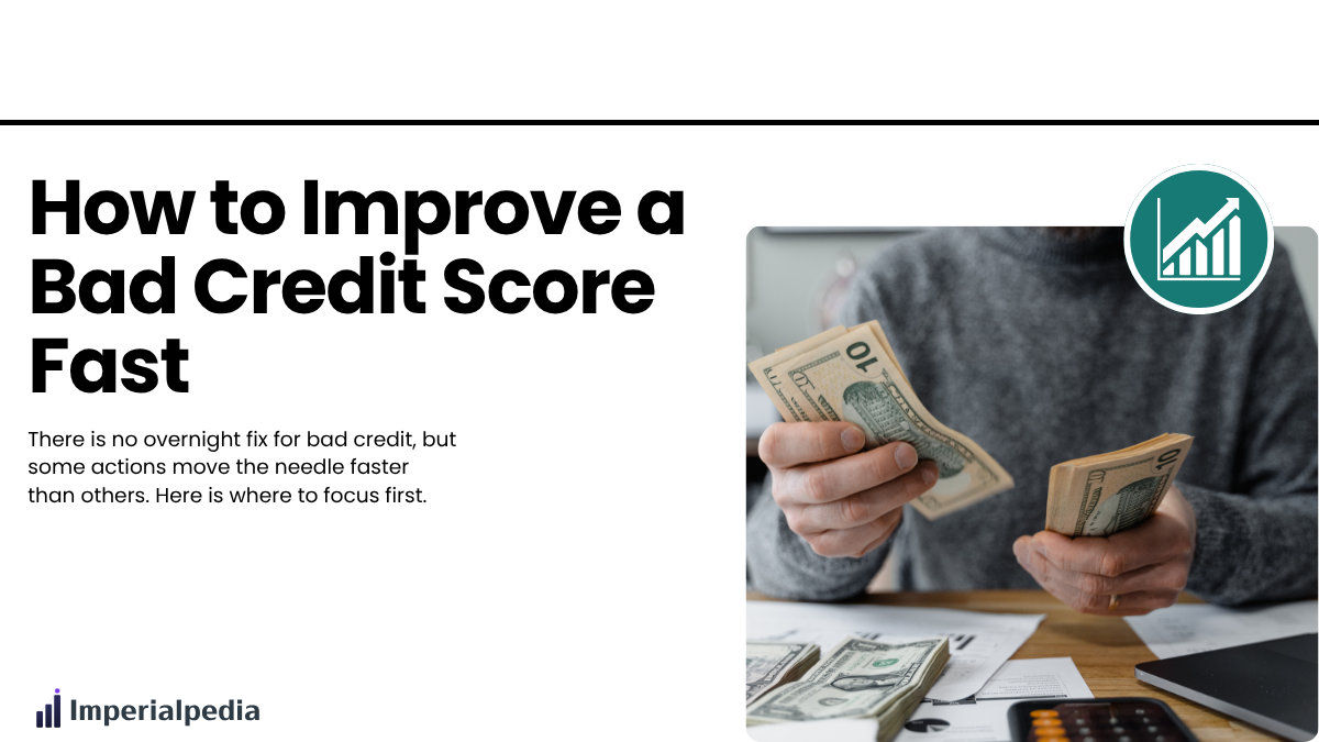 How to Improve a Bad Credit Score Fast