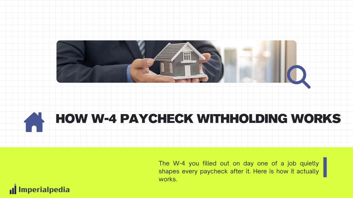 How W-4 Paycheck Withholding Works