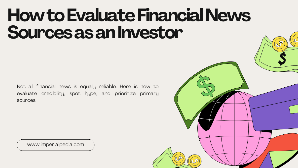 How to Evaluate Financial News Sources as an Investor